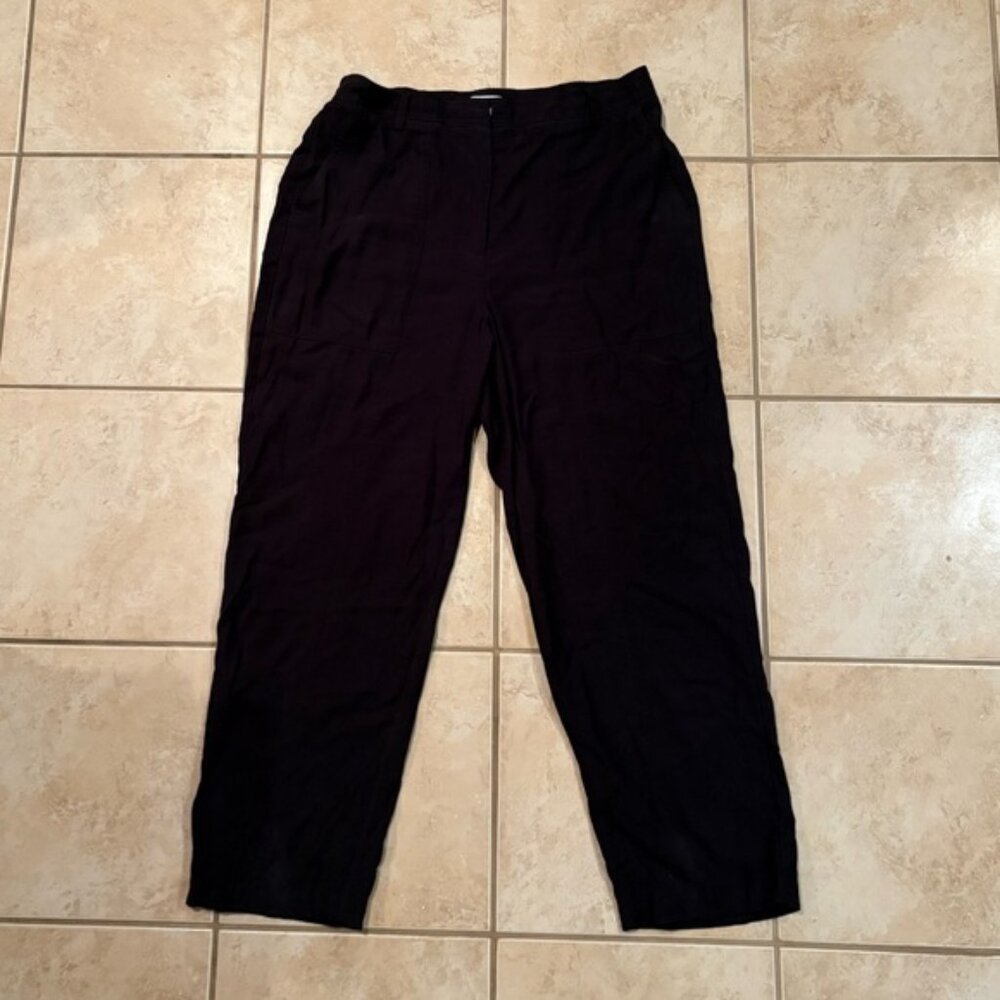 Nine West Black Elastic Waist Pants